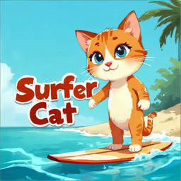 Surfer Cat